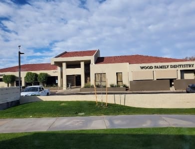 Outside view of Wood Family Dentistry in Tempe, AZ